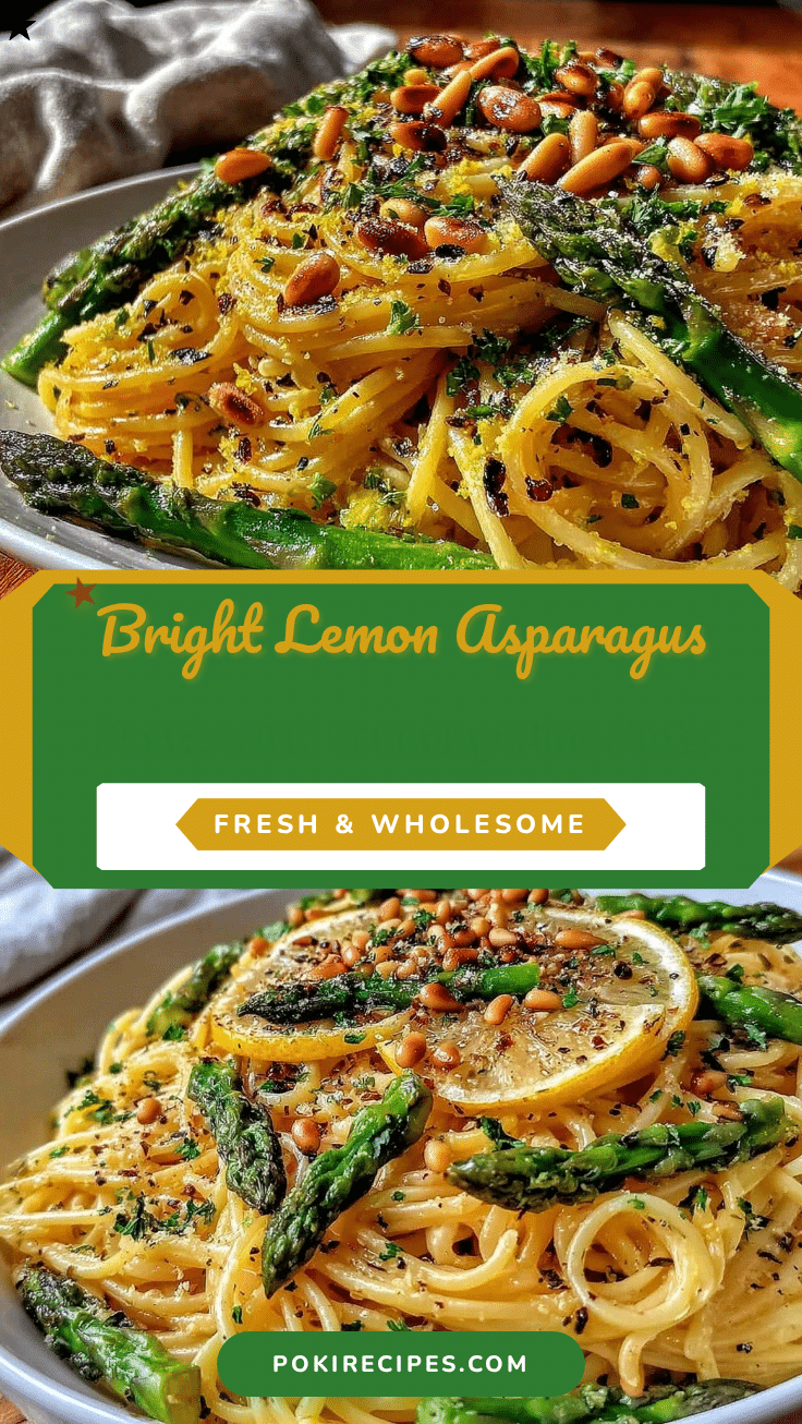 fresh lemon asparagus pasta recipe