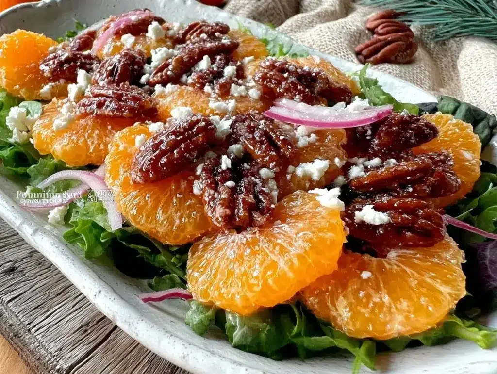 fresh mandarin orange salad - featured image
