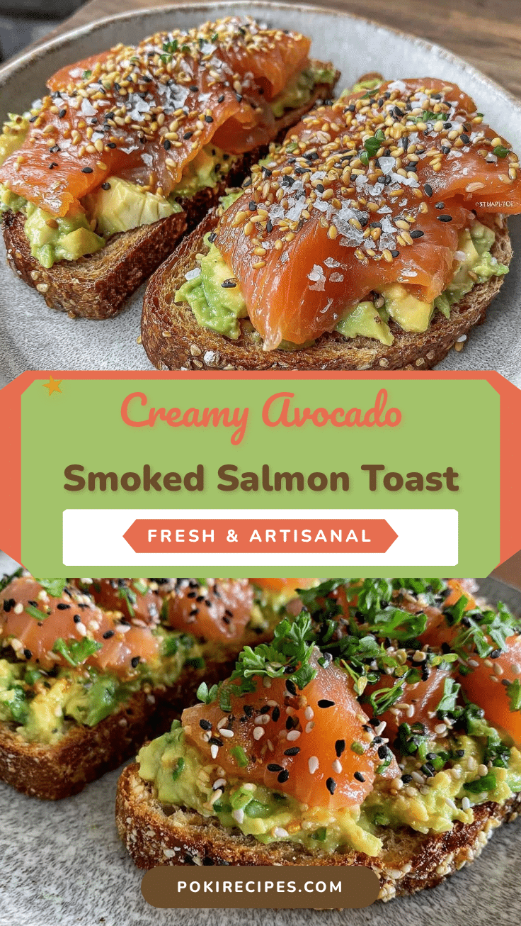 fresh smoked salmon avocado toast recipe