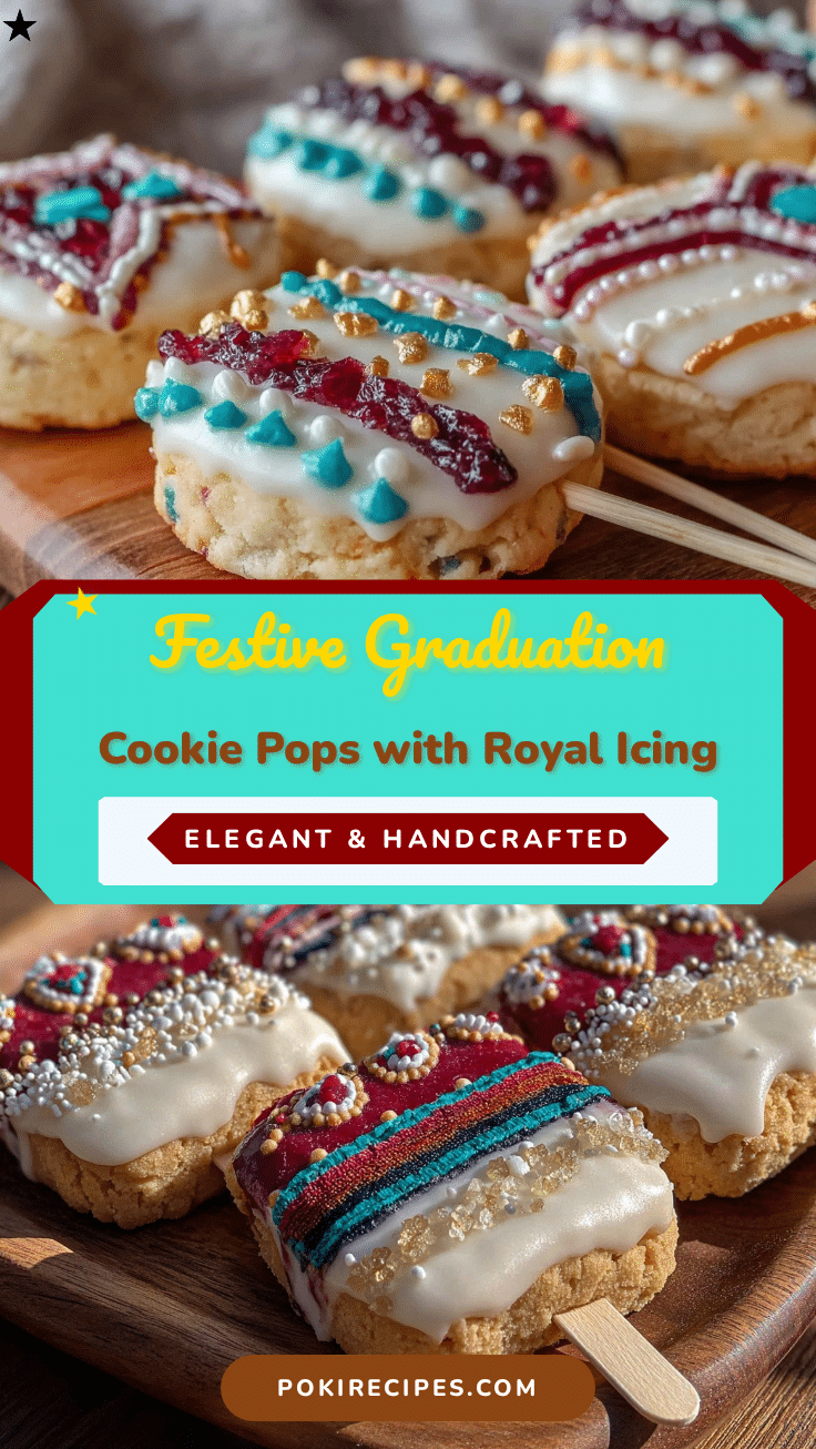 graduation cookie pops recipe