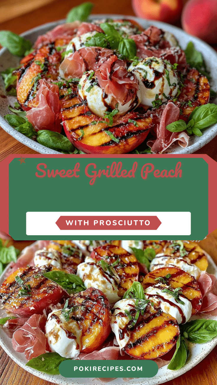 grilled peach and burrata salad recipe