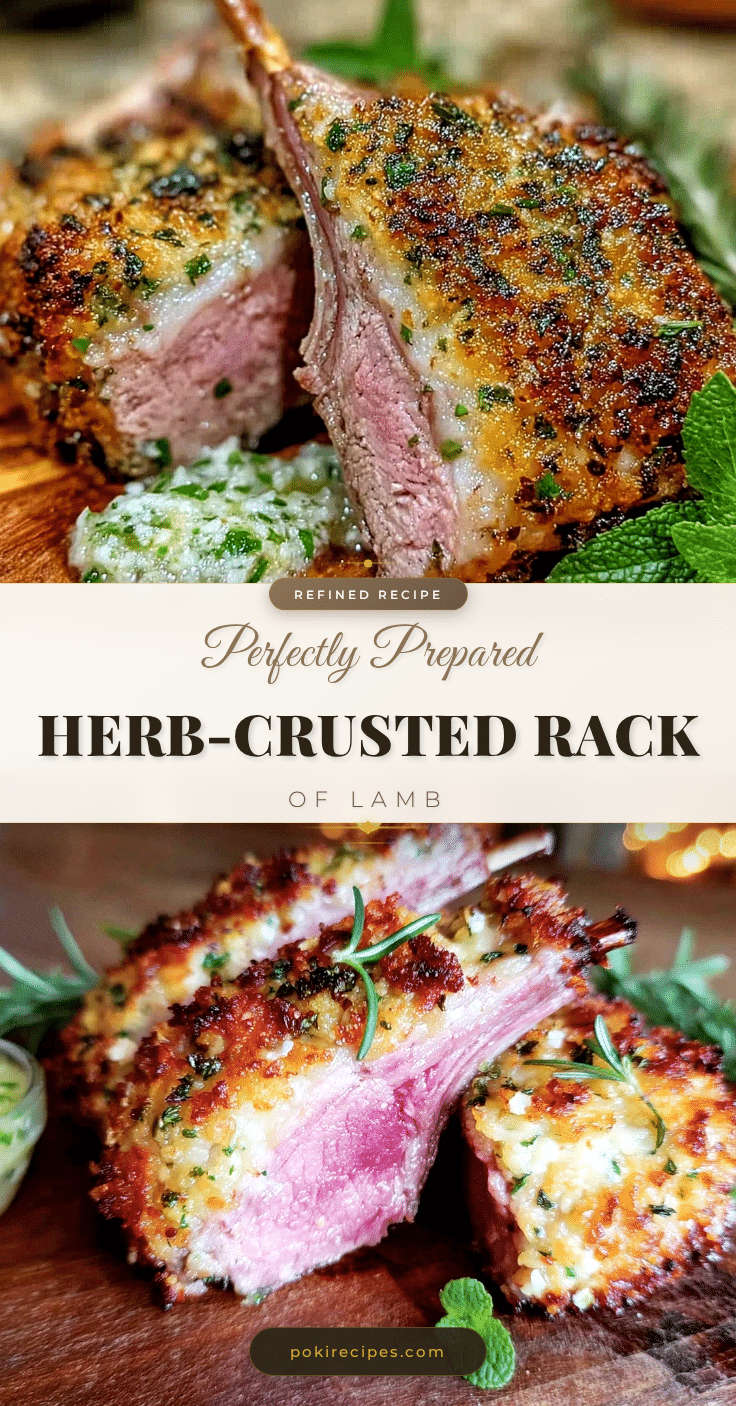 herb-crusted rack of lamb recipe