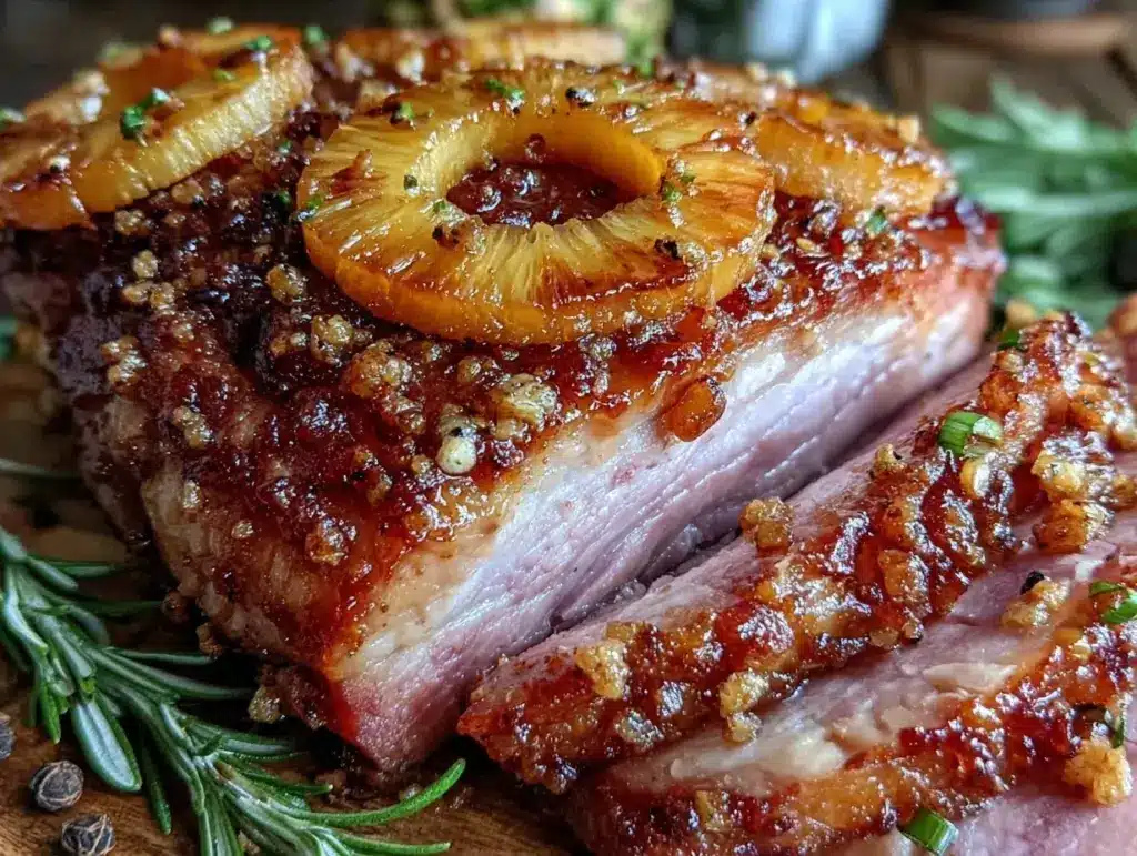 honey glazed ham - featured image