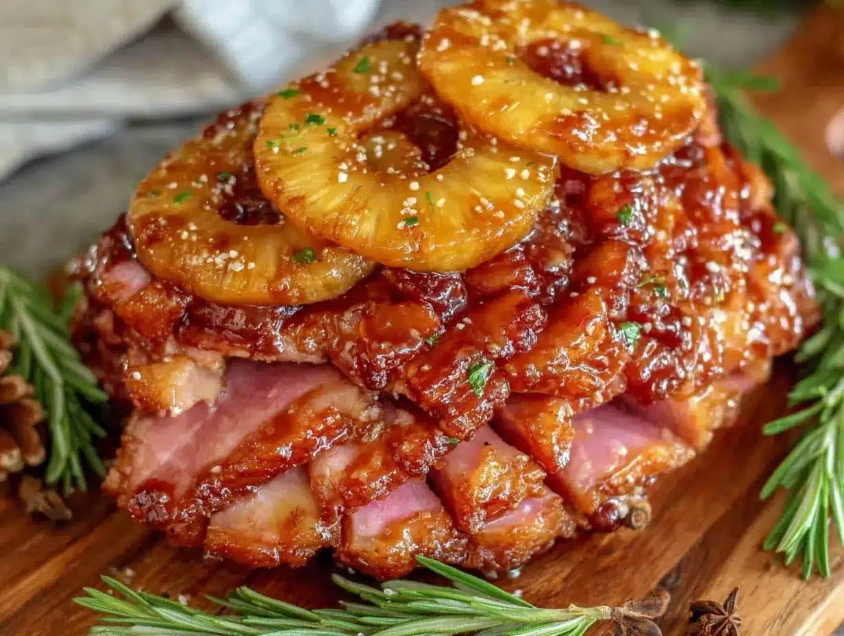 honey glazed ham preparation steps