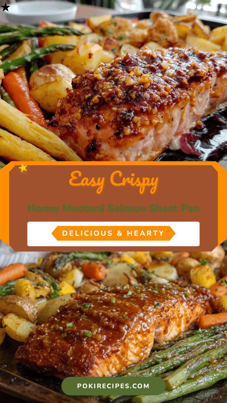 honey mustard salmon sheet pan dinner recipe