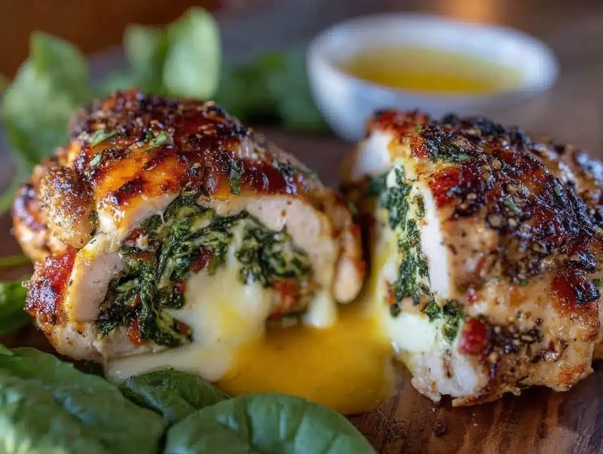 juicy stuffed chicken breast preparation steps