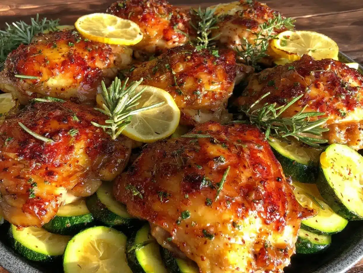 lemon herb chicken sheet pan dinner preparation steps