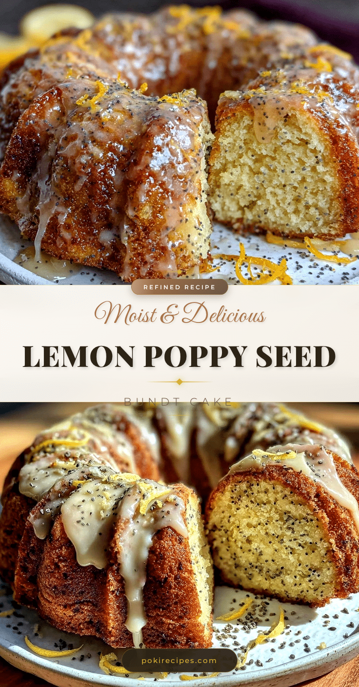 lemon poppy seed bundt cake recipe
