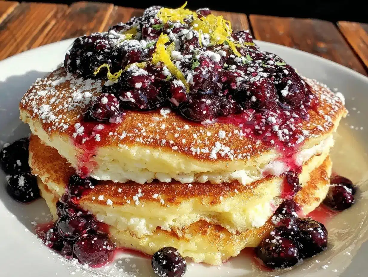 lemon ricotta pancakes preparation steps