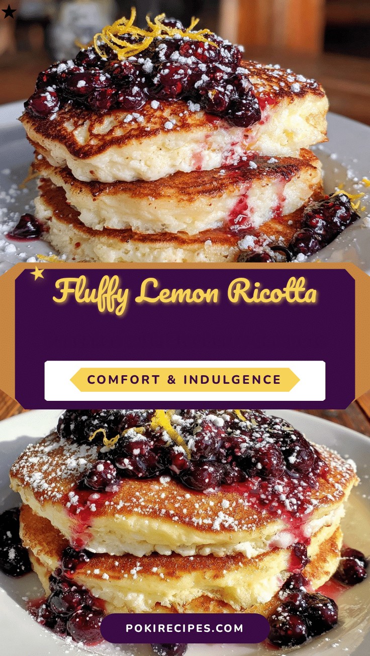 lemon ricotta pancakes recipe