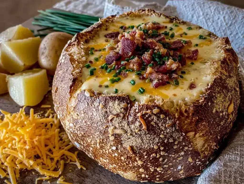 loaded baked potato soup - featured image