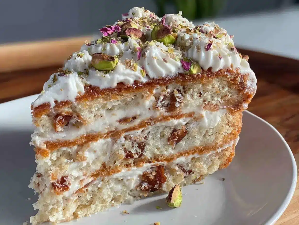 London Fog Latte Cake preparation steps