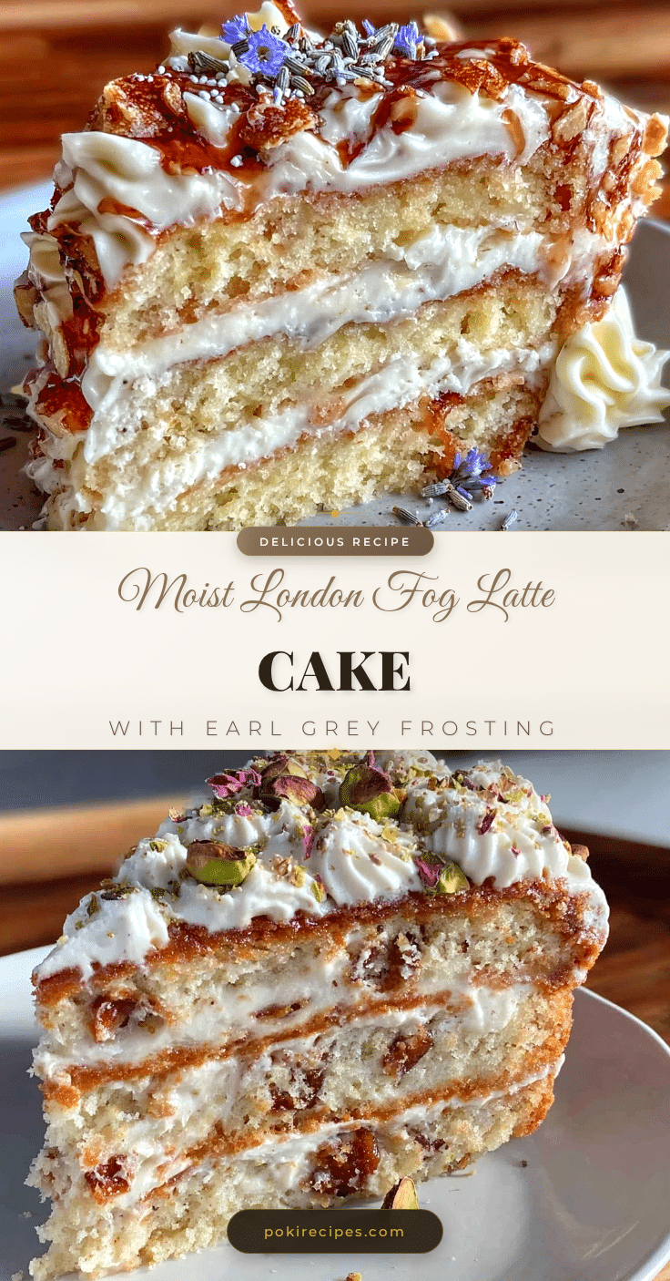 London Fog Latte Cake recipe