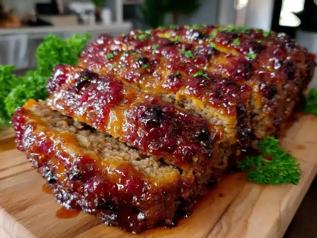 meatloaf recipe with tangy glaze - featured image