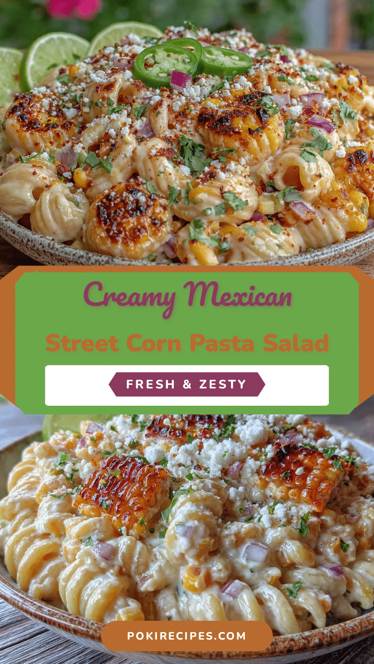 mexican street corn pasta salad recipe