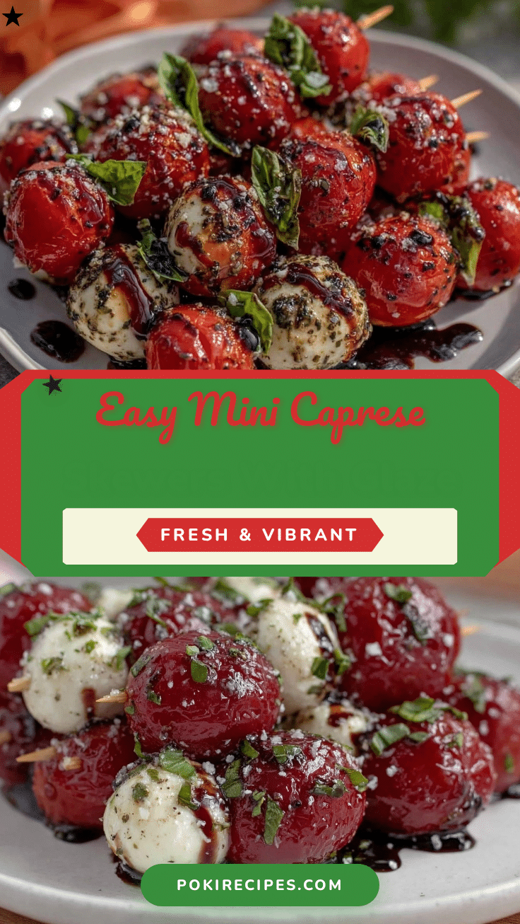 mini Caprese skewers recipe