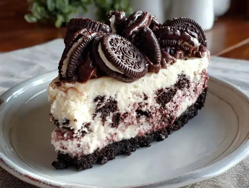 no bake Oreo cheesecake - featured image