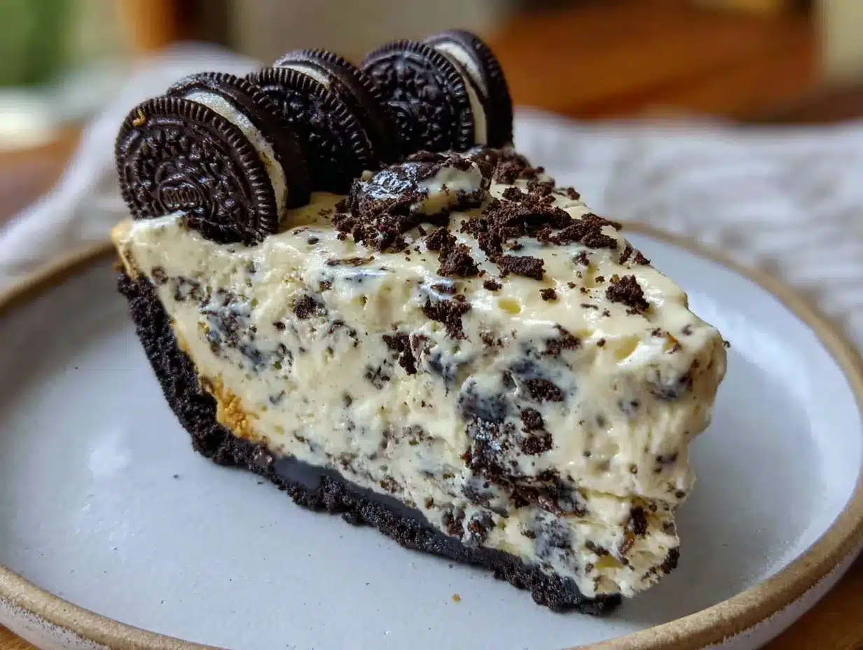 no bake Oreo cheesecake preparation steps
