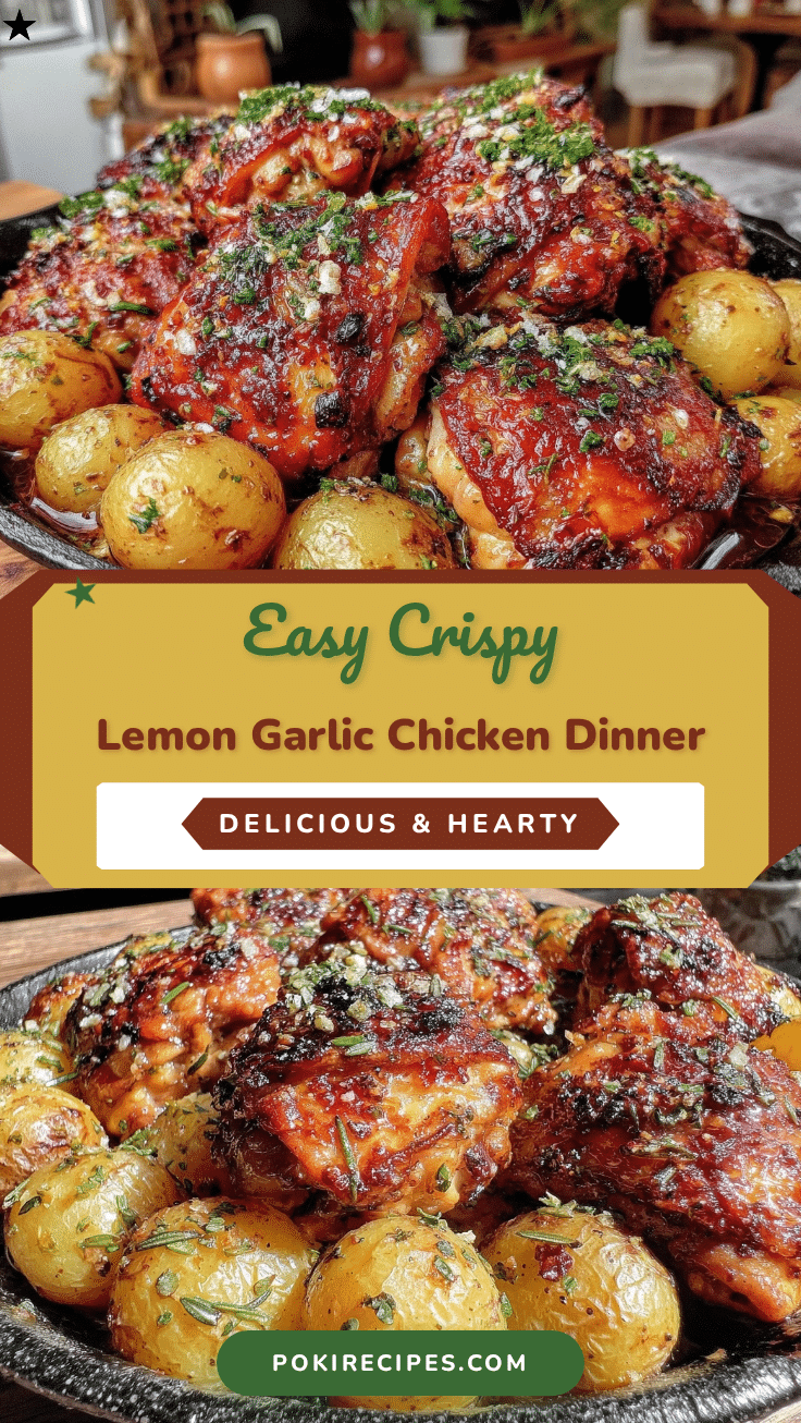 one-pan lemon garlic chicken recipe