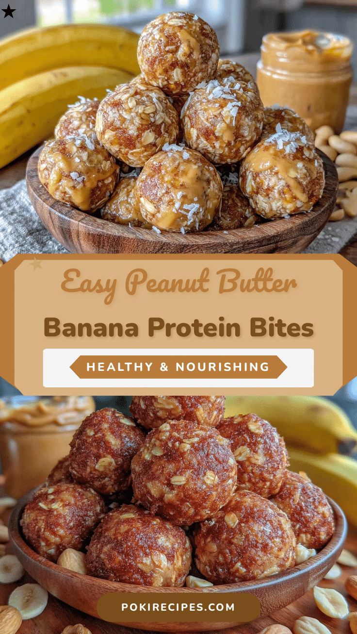 peanut butter banana protein bites recipe