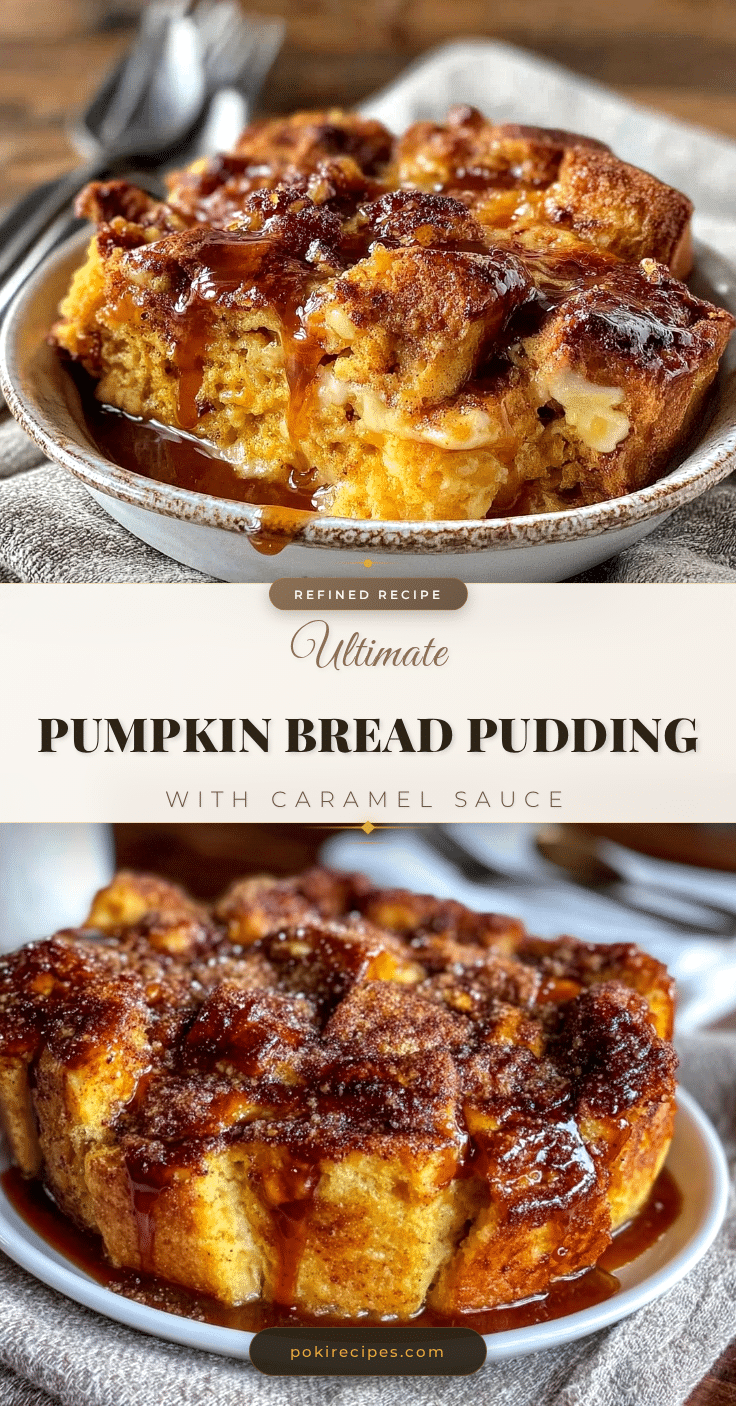 pumpkin bread pudding recipe