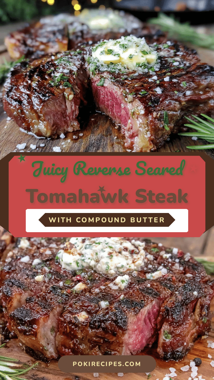reverse seared tomahawk steak recipe