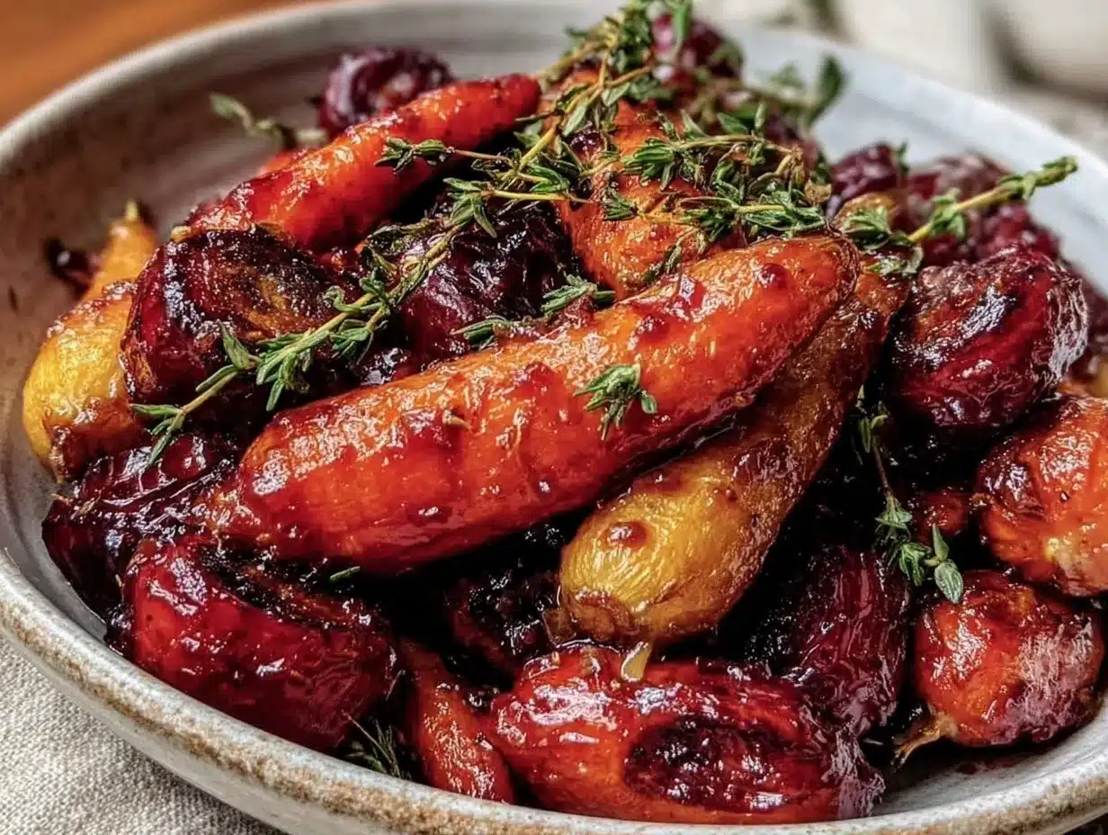 roasted honey glazed carrots preparation steps