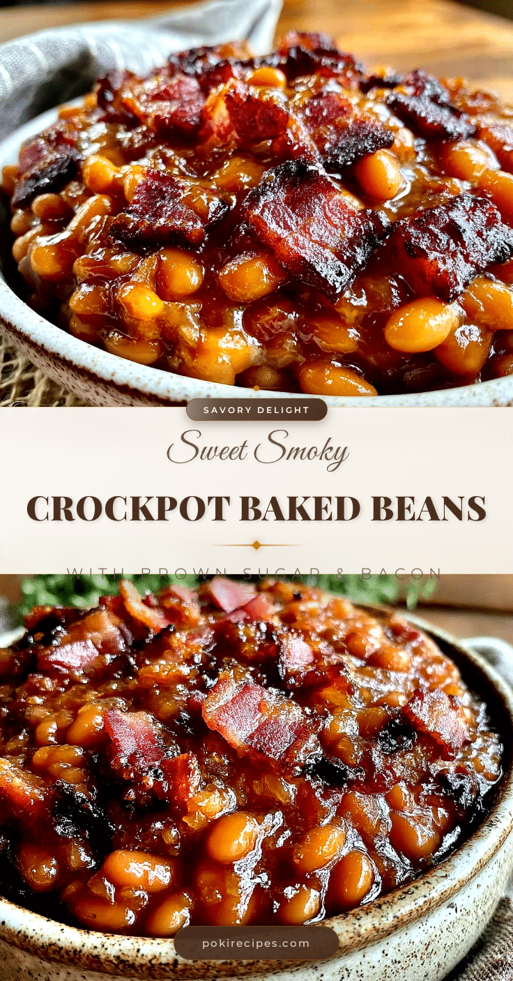 savory crockpot baked beans recipe