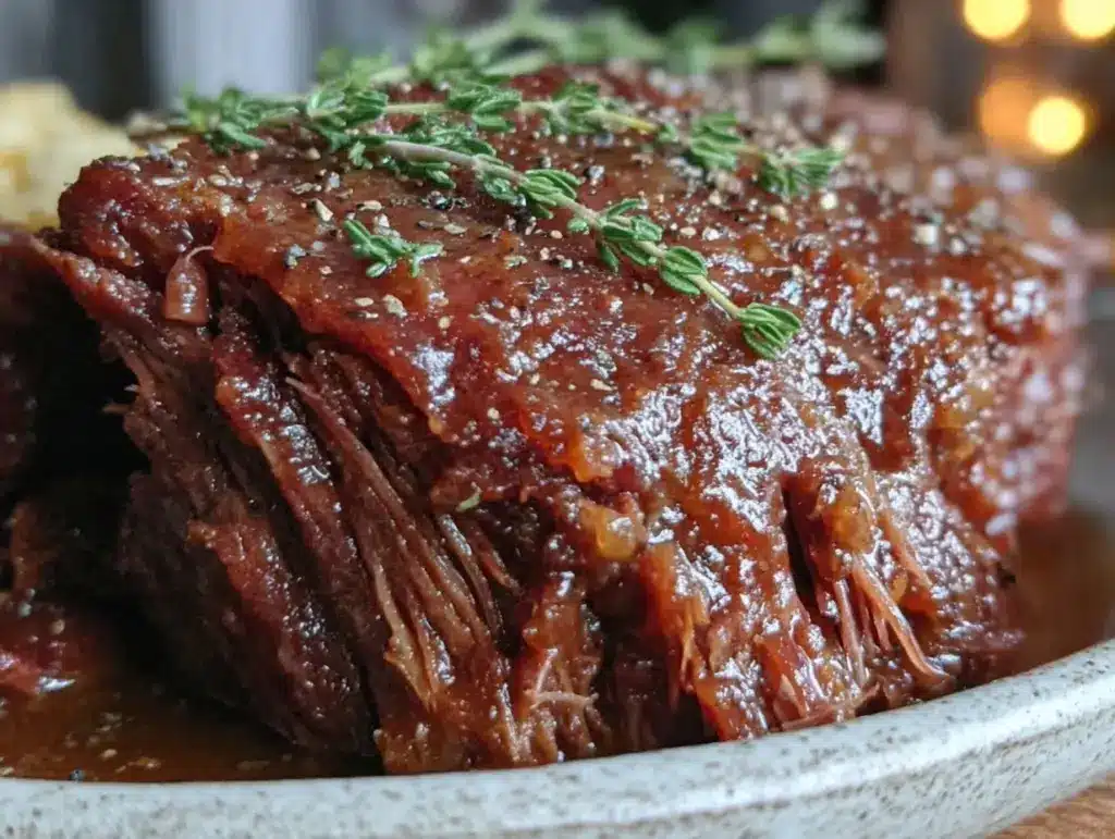 slow cooker corned beef - featured image