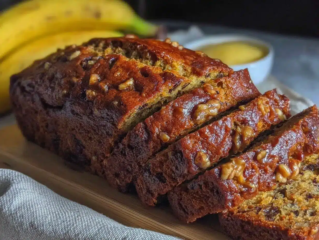 sourdough discard banana bread preparation steps