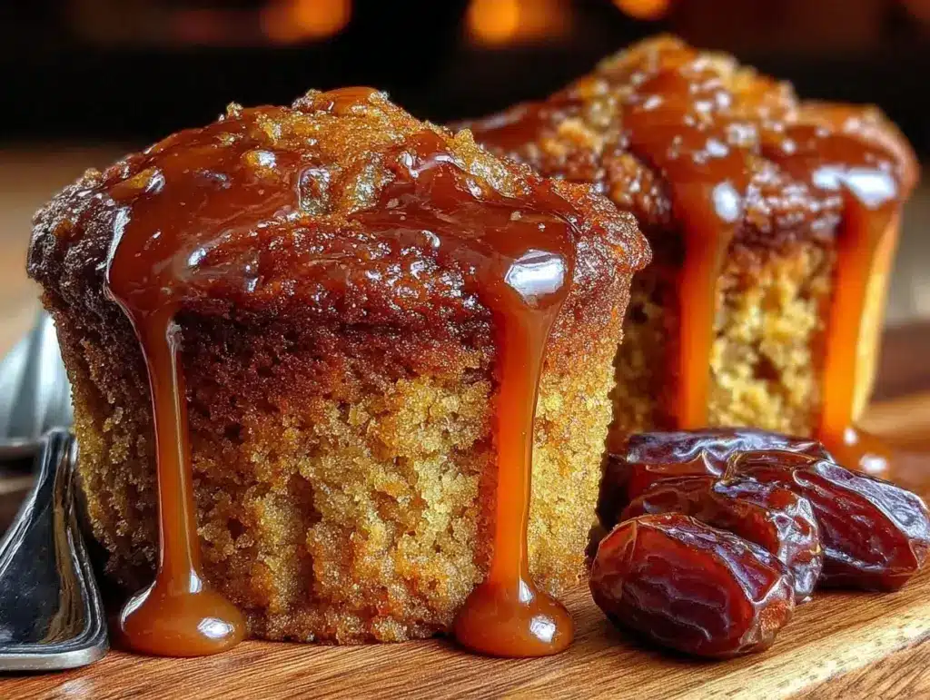sticky toffee pudding cupcakes - featured image