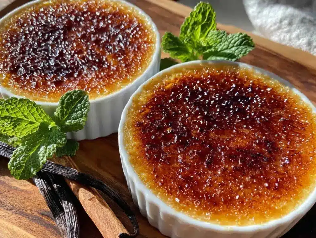 vanilla bean crème brûlée - featured image