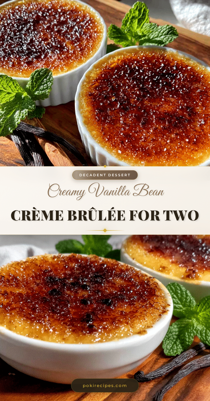 vanilla bean crème brûlée recipe