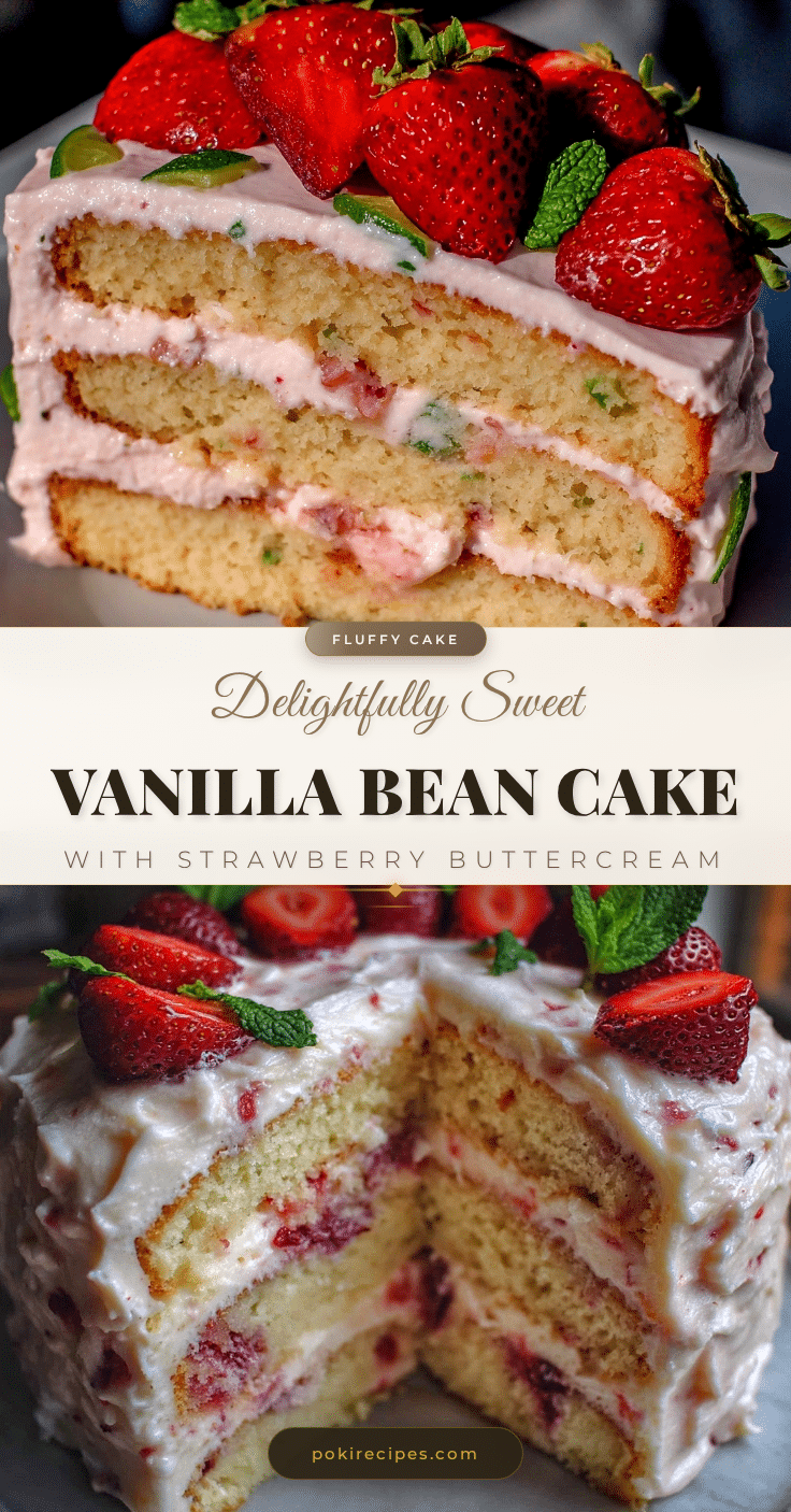 vanilla bean layer cake recipe