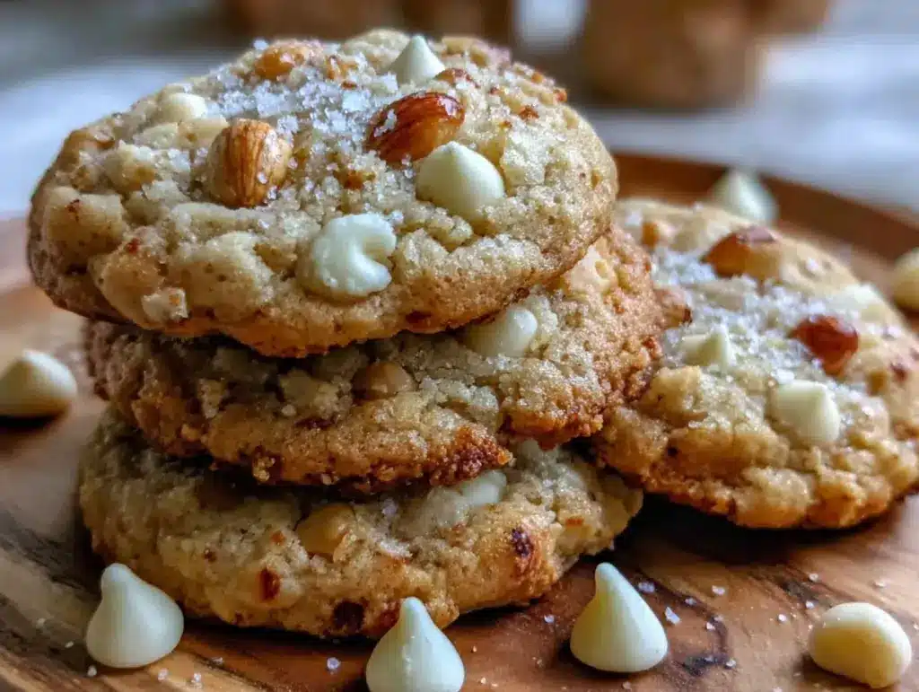 white chocolate macadamia cookies - featured image
