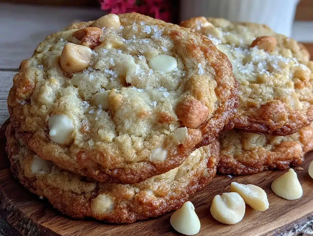 white chocolate macadamia cookies preparation steps
