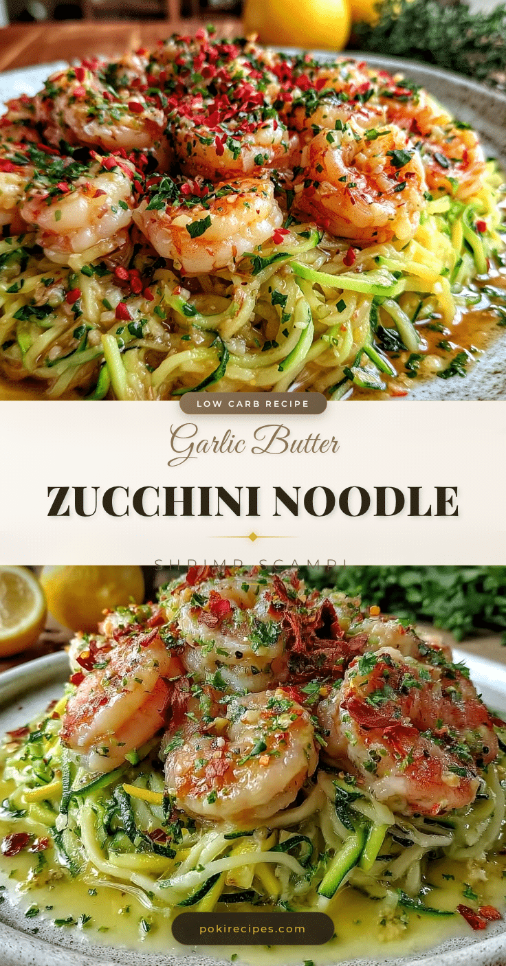 zucchini noodle shrimp scampi recipe