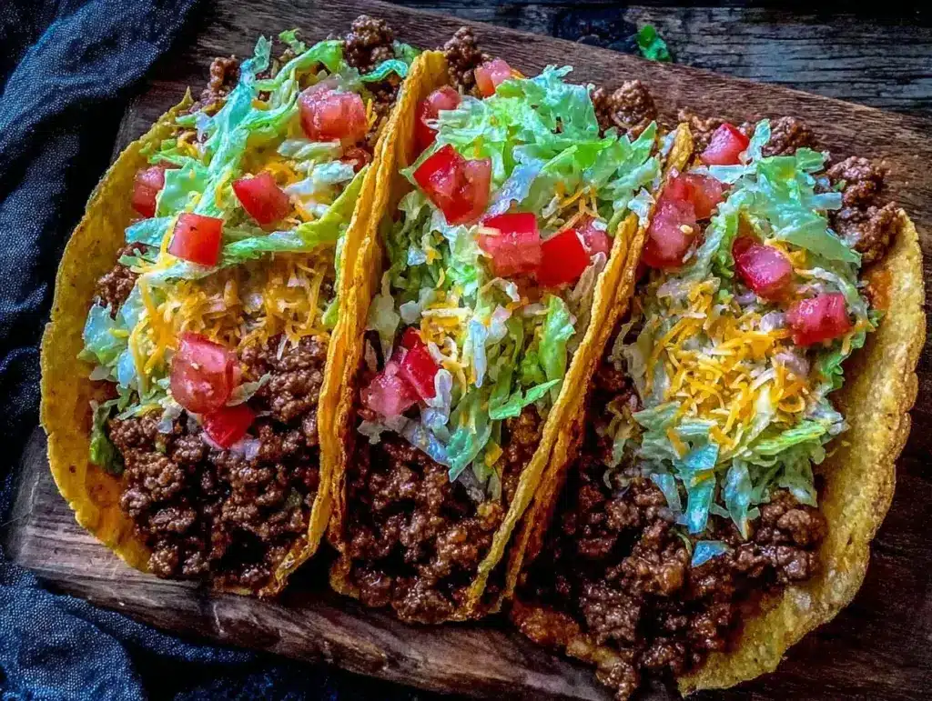 5 ingredient beef tacos - featured image