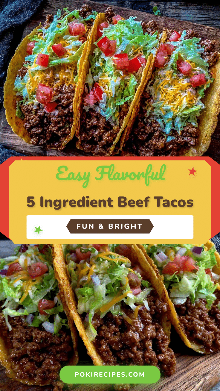 5 ingredient beef tacos recipe