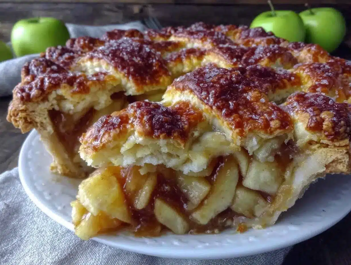 apple pie with cheddar crust preparation steps