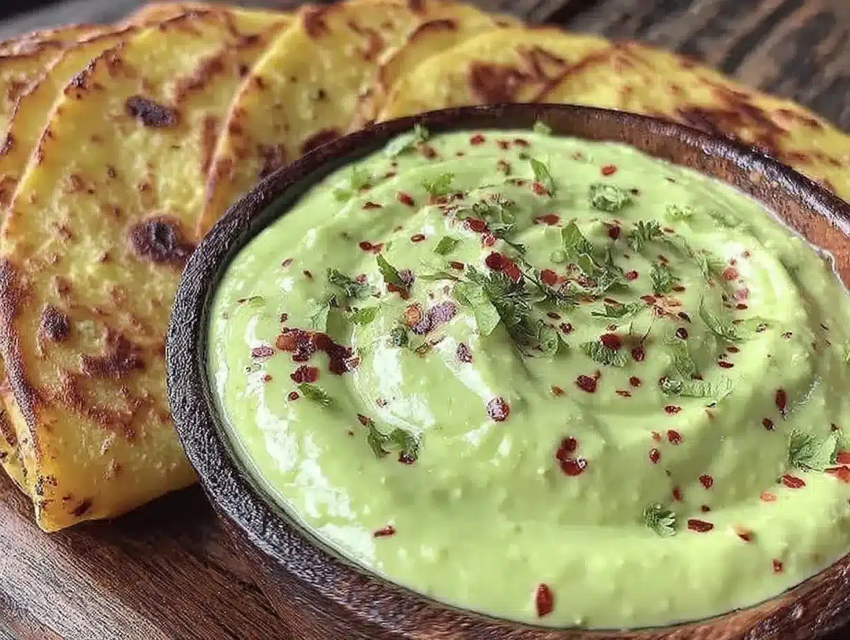 avocado crema for tacos preparation steps