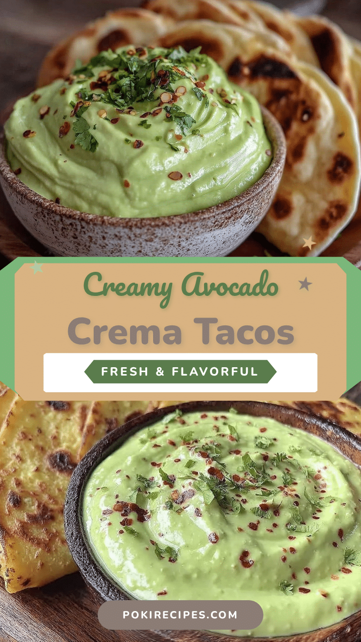 avocado crema for tacos recipe