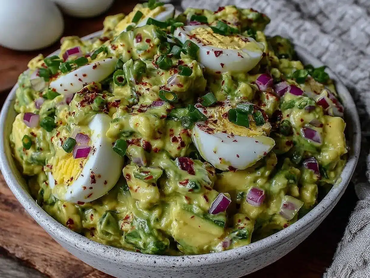 avocado egg salad no mayo preparation steps