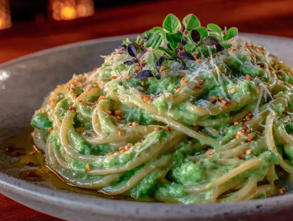 avocado pasta sauce creamy recipe - featured image