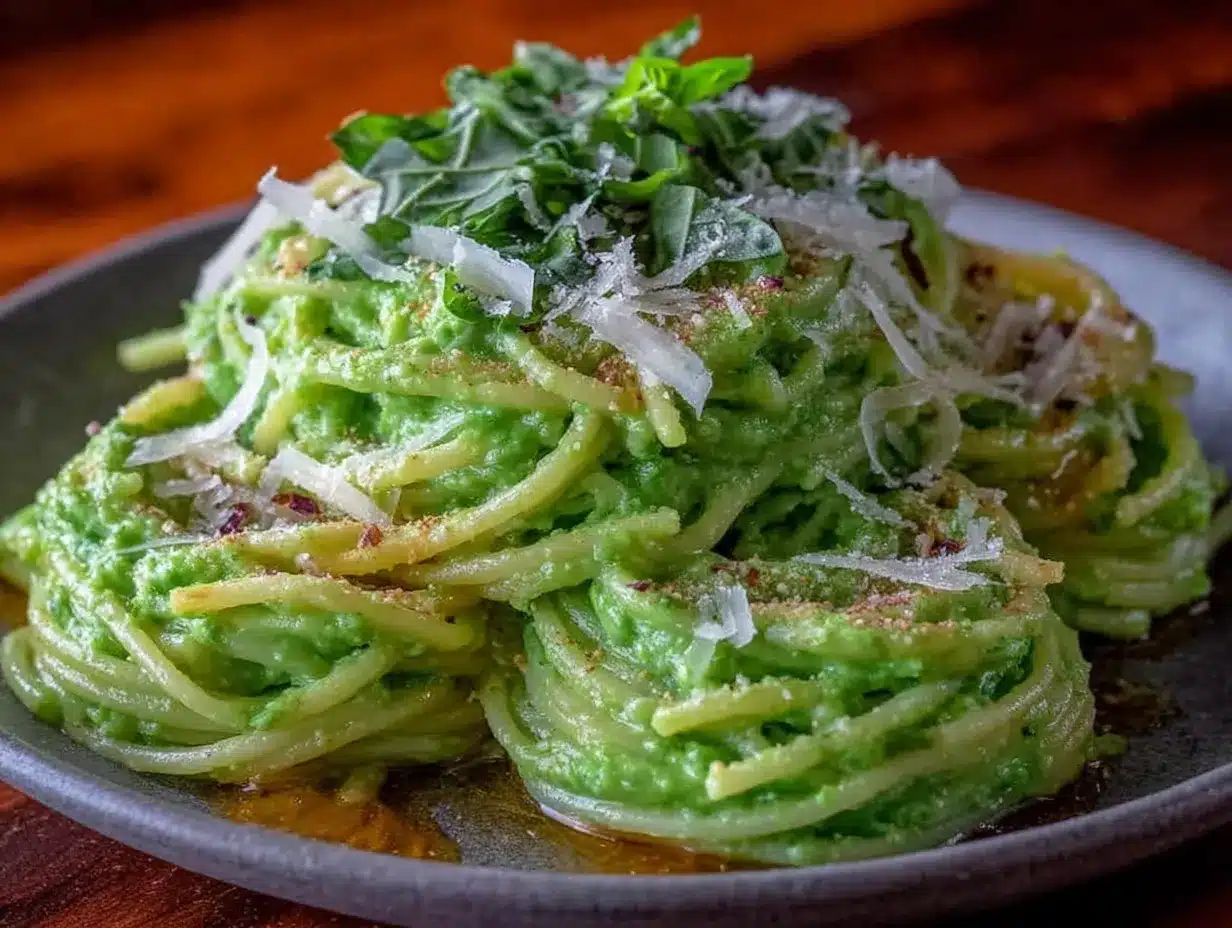avocado pasta sauce creamy recipe preparation steps