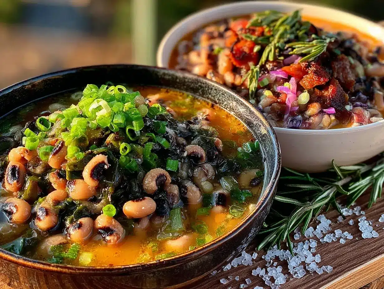 black eyed peas for good luck recipe preparation steps