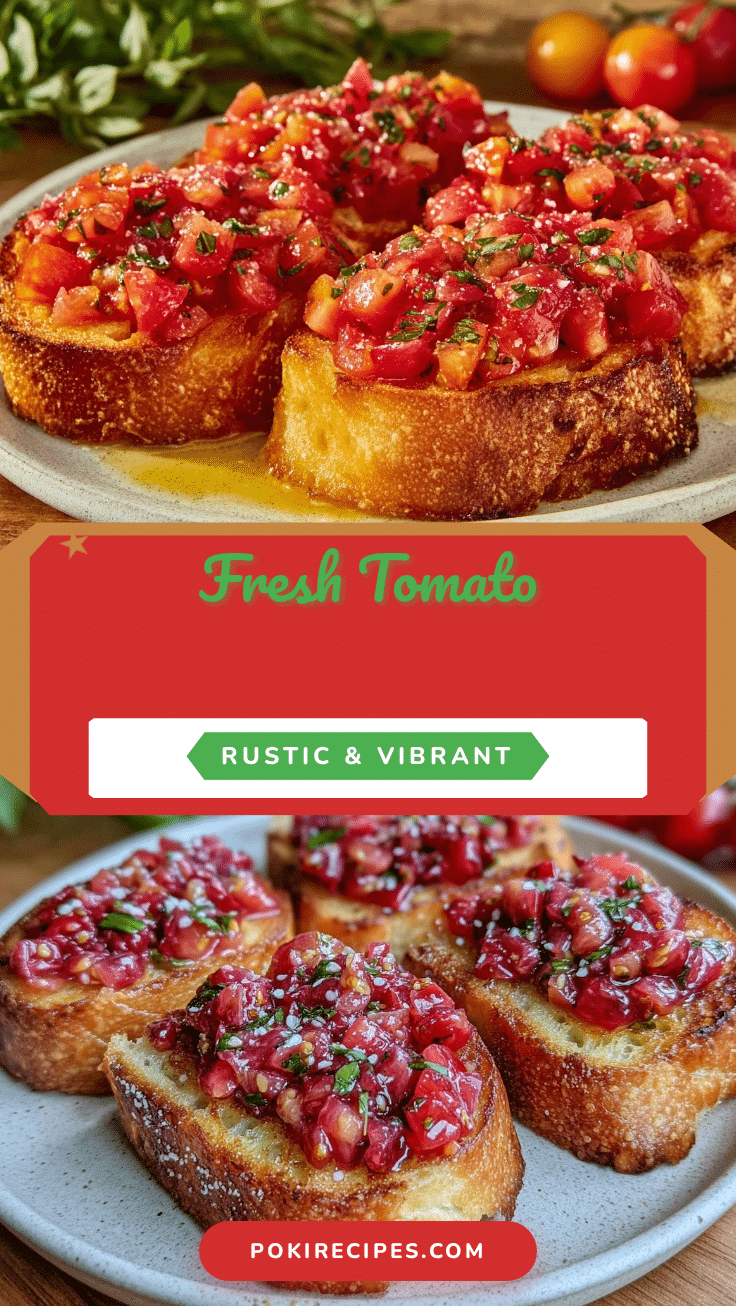bruschetta with fresh tomatoes recipe