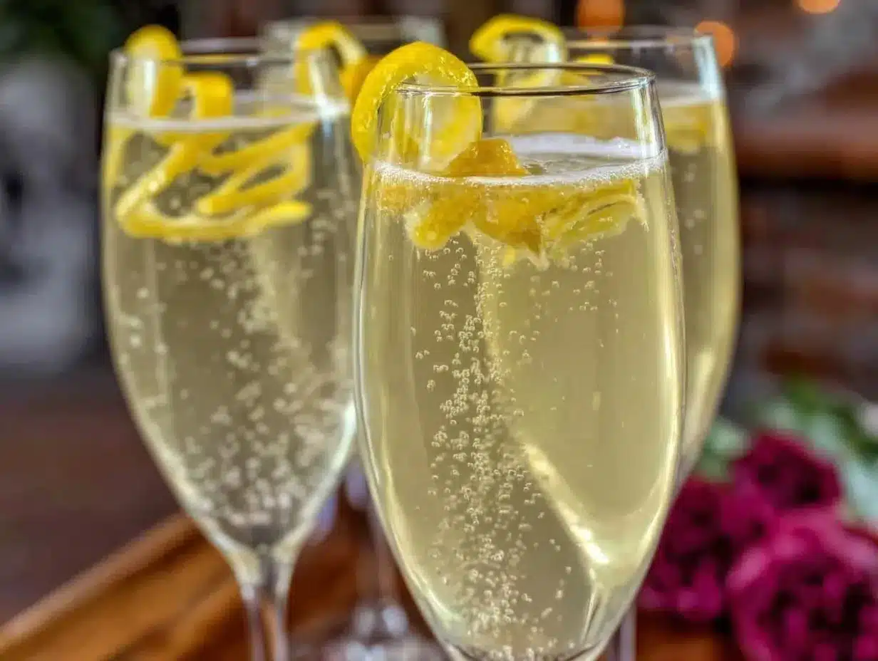 champagne cocktails preparation steps