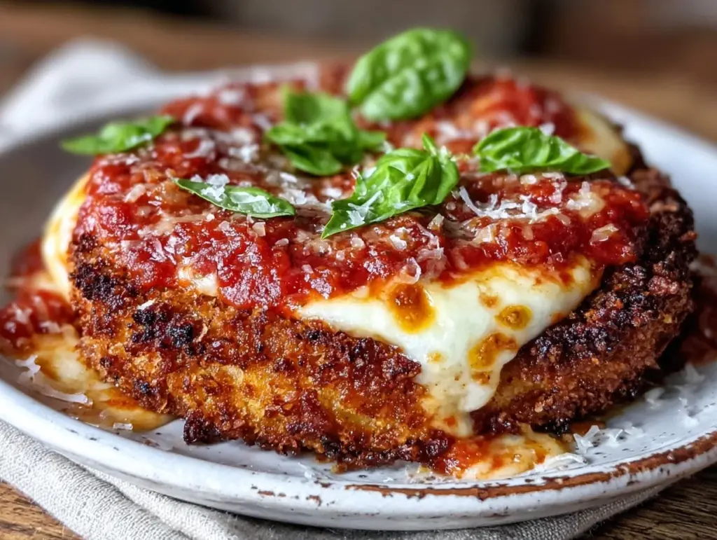 chicken parmesan crispy baked - featured image