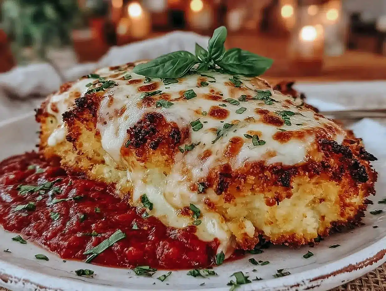 chicken parmesan crispy baked preparation steps